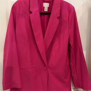 H&M Vibrant Pink Blazer